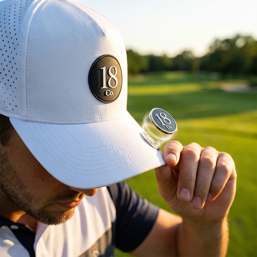 Your ball marker, always on the brim